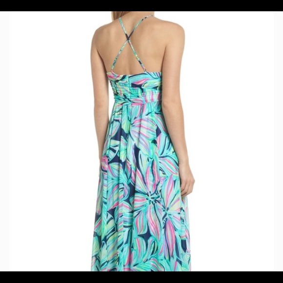 Lily Pulitzer Fab Chiffon Embellished Maxi!! - Picture 2 of 4